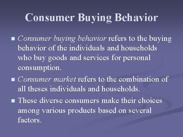Understanding Buyer Behavior in the Home Goods Market